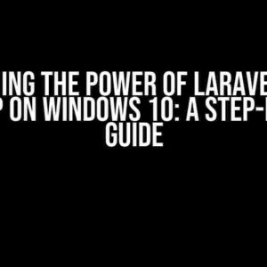 Unleashing the Power of Laravel/Valet and PHP on Windows 10: A Step-by-Step Guide